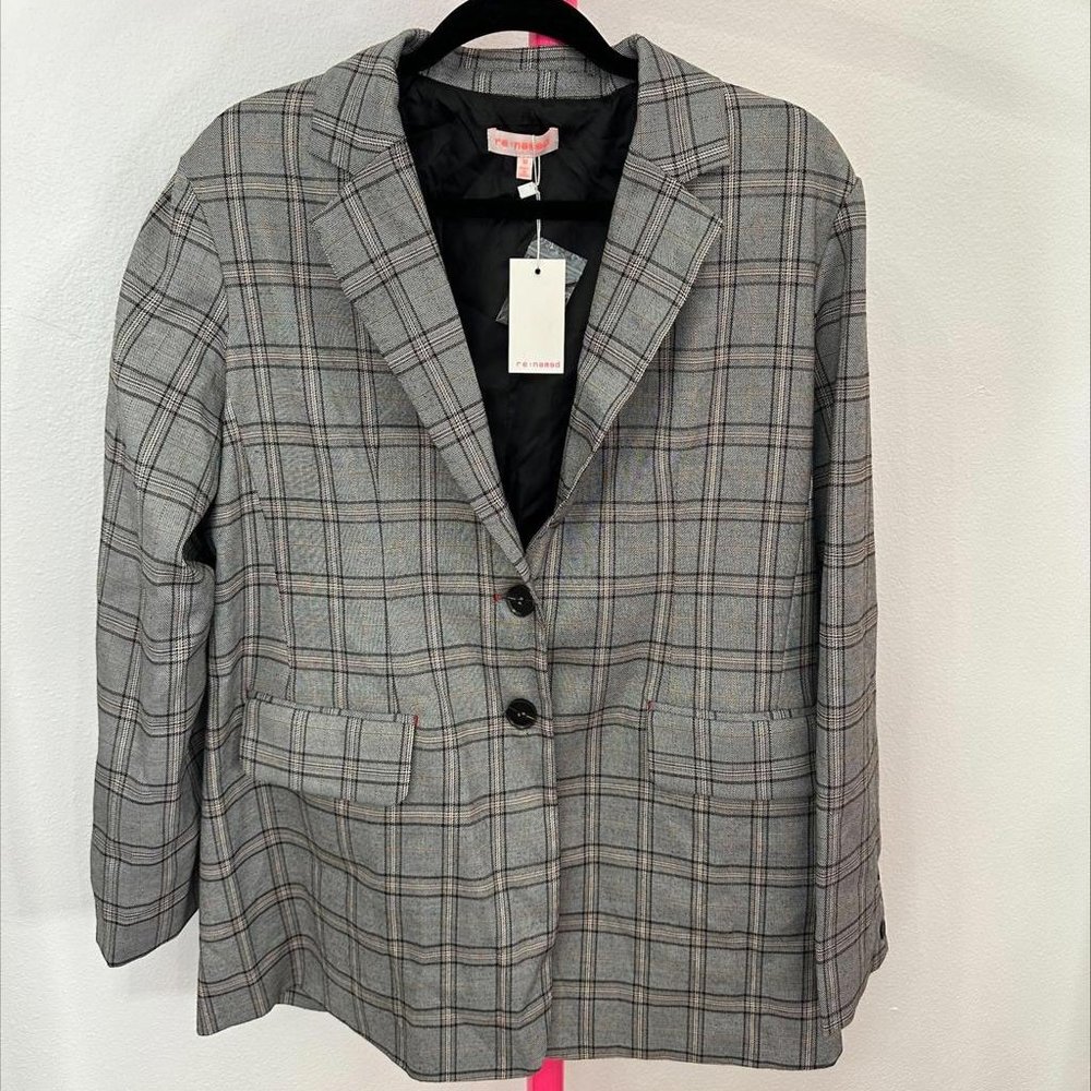 RE:NAMED PLAID‎ JACKETS SIZE MEDIUM